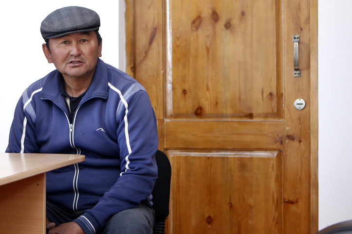 Portrait eines kirgisischen Dorfvorstandes